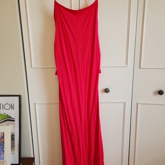 Reformation Hot Pink Bodycon Dress - Medium - Picture 3 of 6